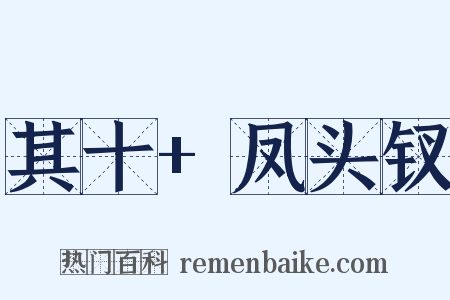 其十+凤头钗是什么意思的图片